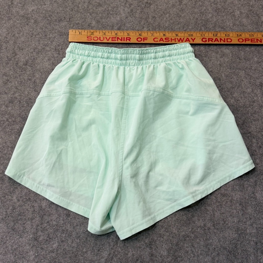 Lululemon Court Rival Sea Mist Green Lightweight High Rise Relaxed Shorts Size 0 - Picture 3 of 5